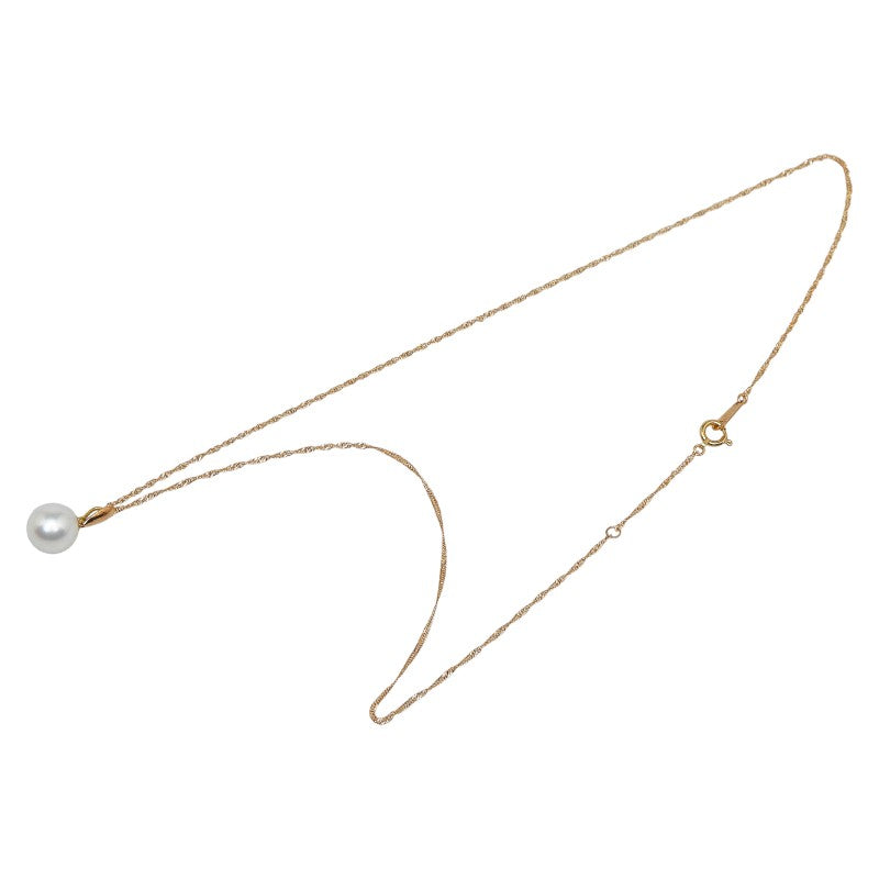 18k Gold Pearl Pendant Necklace