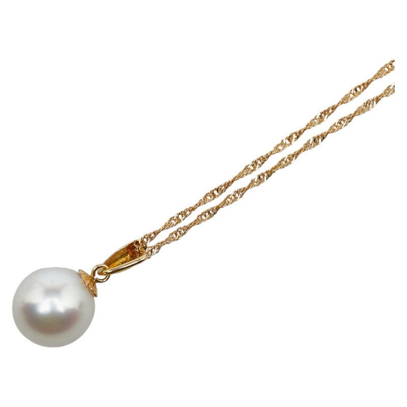 18k Gold Pearl Pendant Necklace