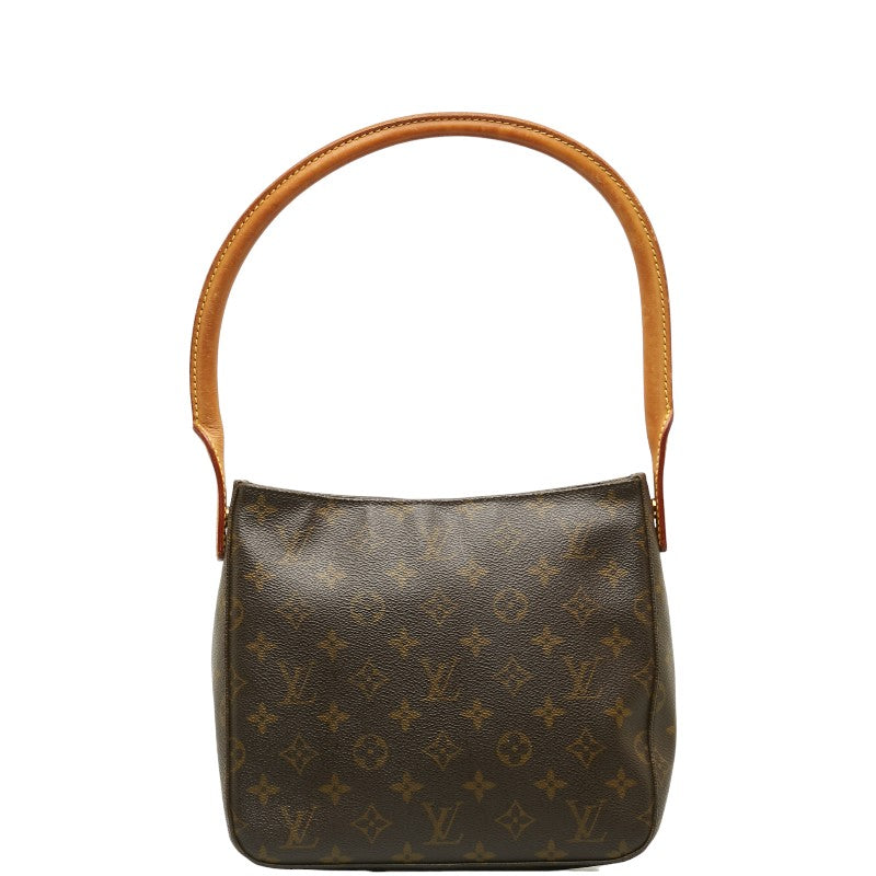 Louis Vuitton Monogram Looping MM Shoulder Bag M51146 Brown PVC Leather in Very Good Condition