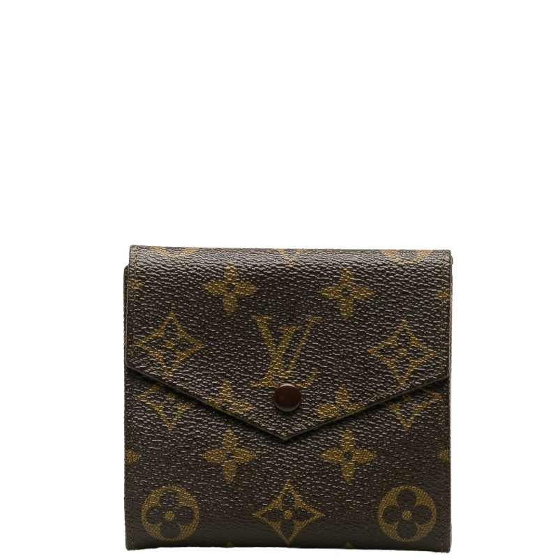 Louis Vuitton Portomonebier Cult Credit Wallet Canvas Short Wallet M61660 in Good condition