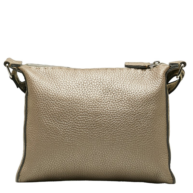 Fendi Selleria Leather Shoulder Bag 8BT092