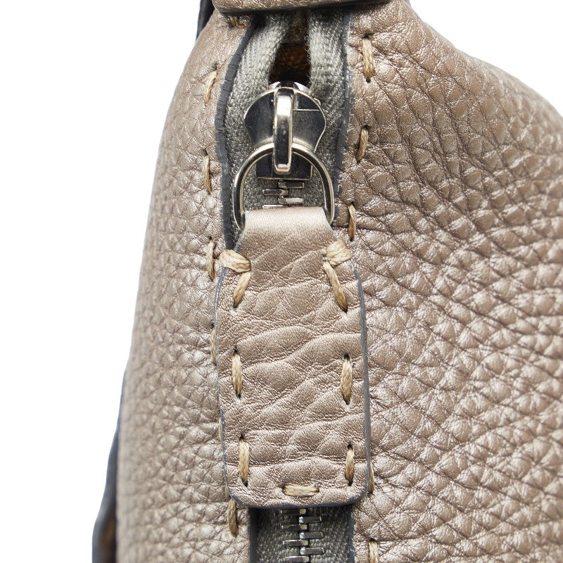 Fendi Leather Selleria Crossbody Shoulder Bag 8BT092