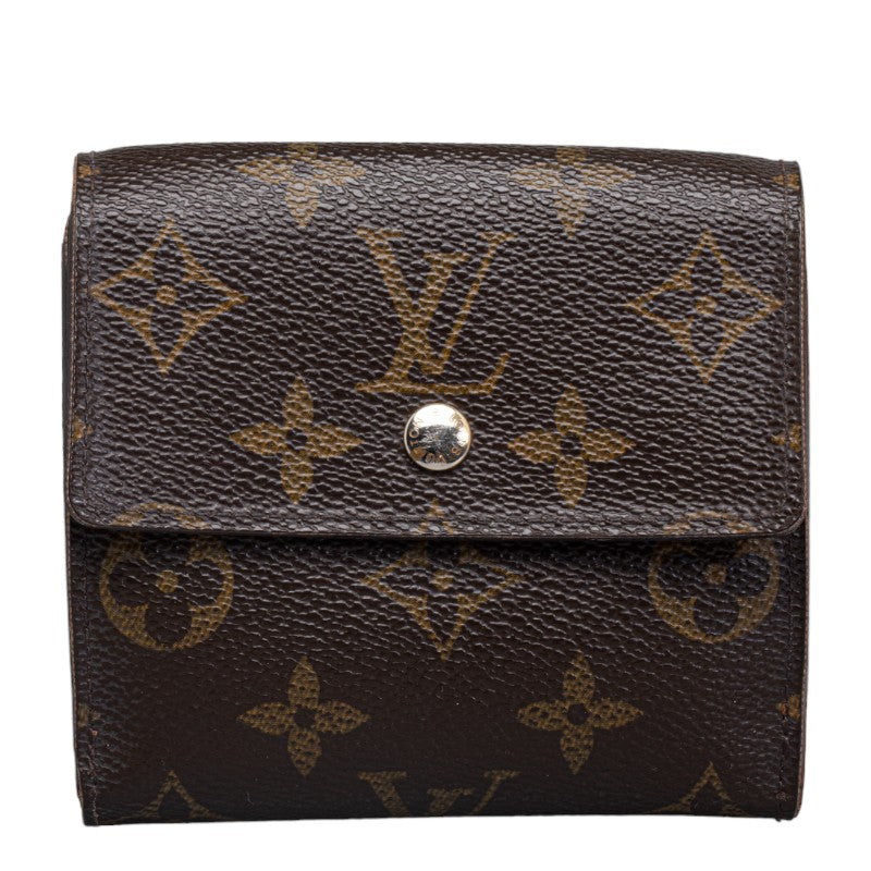 Louis Vuitton Portefeuille Elise Canvas Short Wallet M61654 in Good condition