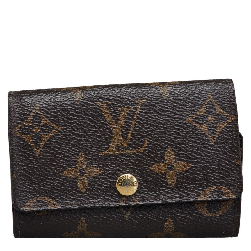 Louis Vuitton Monogram Multicles 6 Key Case M62630 Brown PVC Leather in Very Good Condition