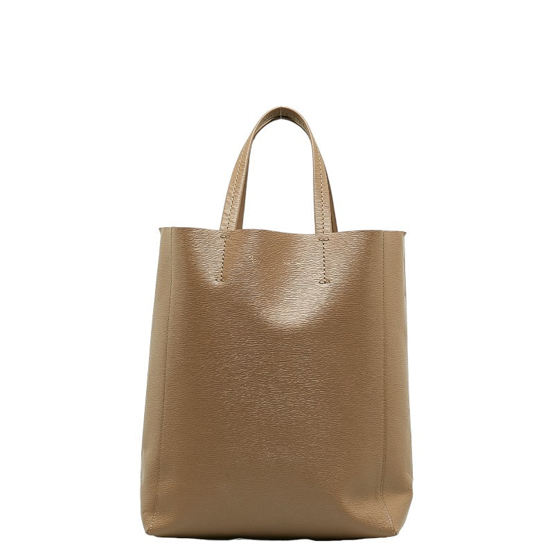 Celine Vertical Cabas Small Leather Tote Bag