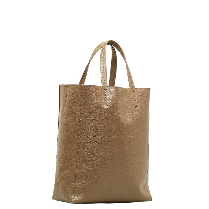 Celine Vertical Cabas Small Leather Tote Bag