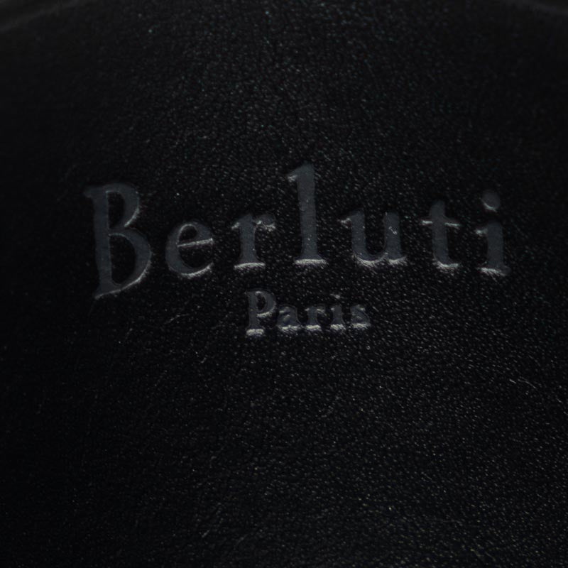 Berluti Calligraphy Venetian Script Leather Card Case