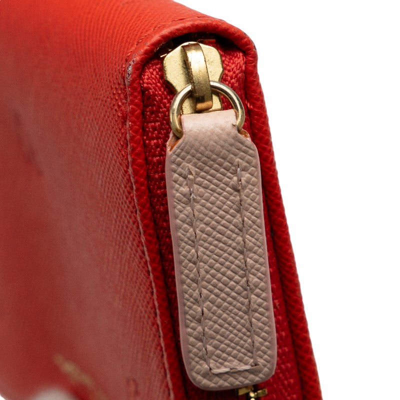 Paul Smith Leather Heart Coin Case Red