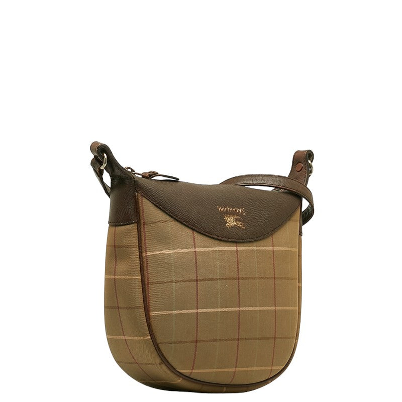 Burberry Nova Check Shoulder Bag  Canvas Shoulder Bag in Fair condition