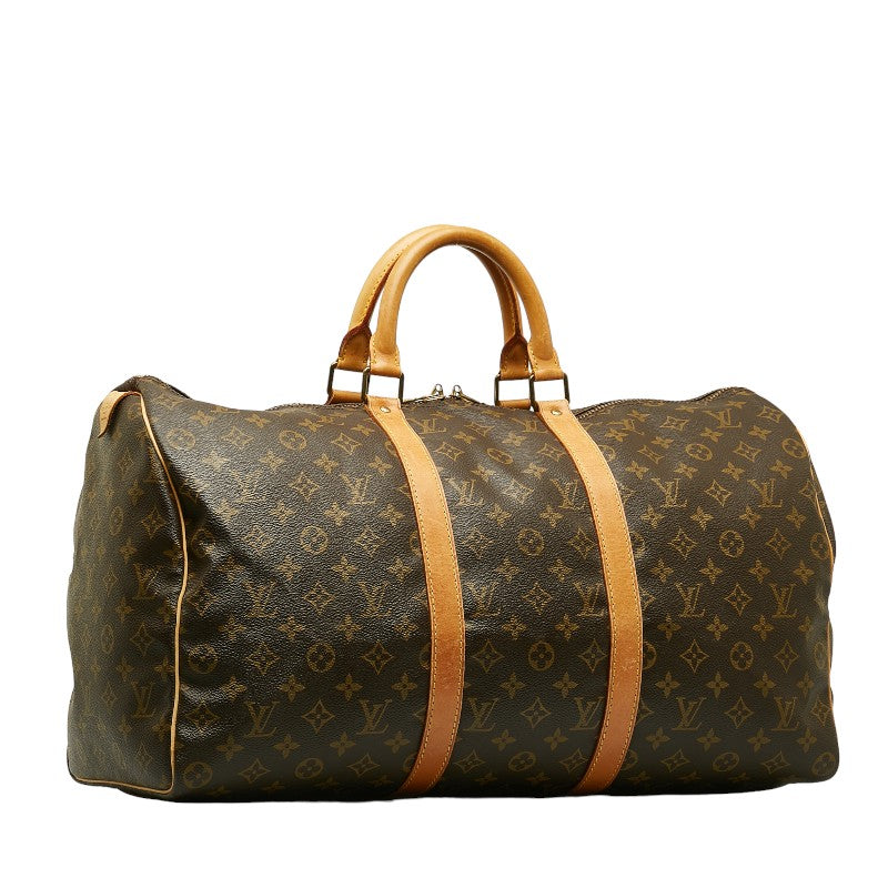 Louis Vuitton Monogram Keepall 50 Canvas Travel Bag M41416 in Good condition
