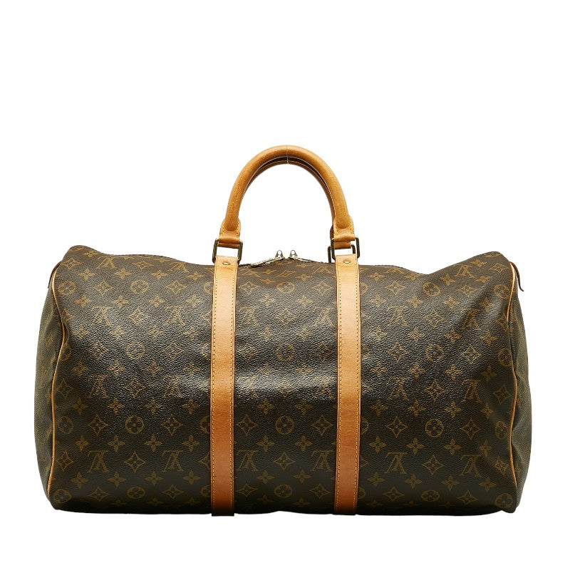 Louis Vuitton Monogram Keepall 50 Canvas Travel Bag M41416 in Good condition