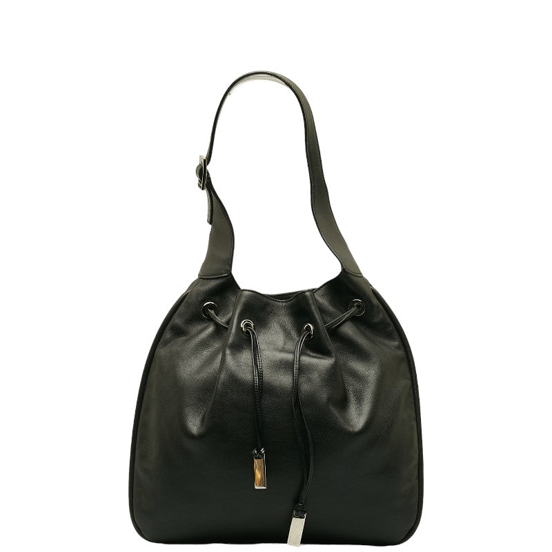 Gucci Leather Shoulder Bag 001 4030 Black