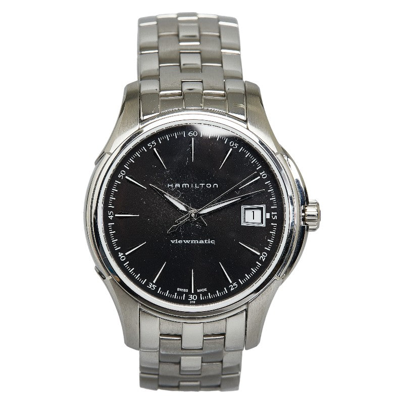 Hamilton Jazzmaster Viewmatic Stainless Steel Automatic Men's Watch with Black Dial H32455131（H324550）