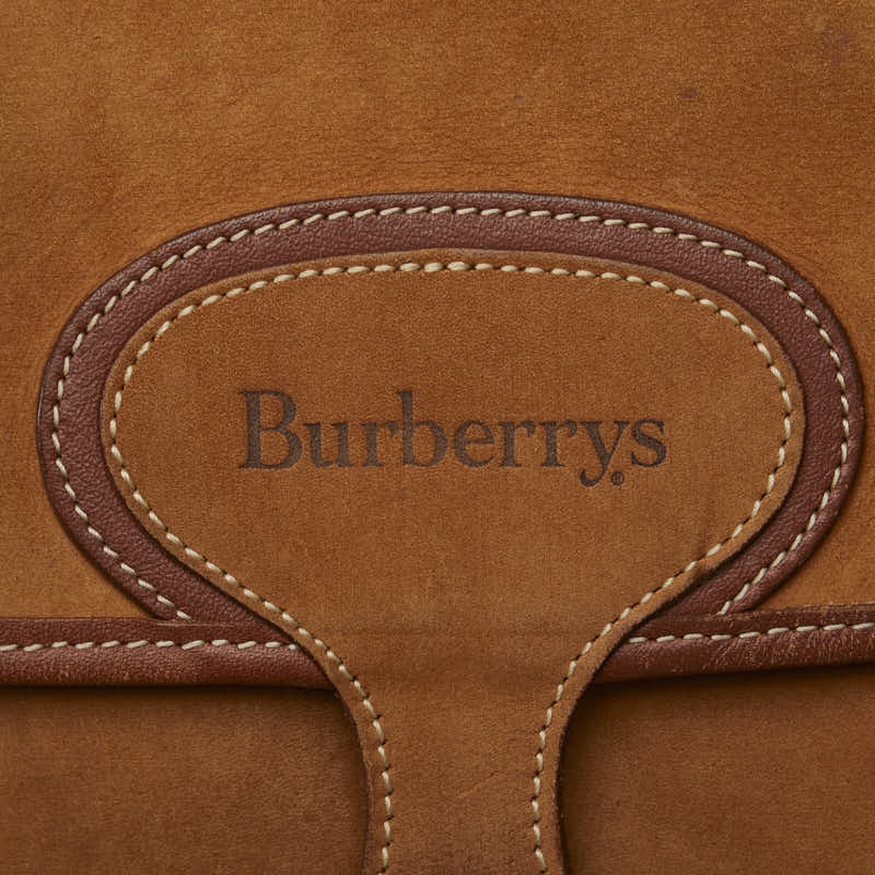 Burberry Leather Shoulder Bag Brown