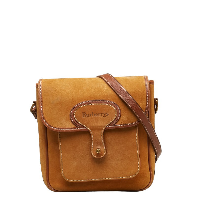 Burberry Leather Shoulder Bag Brown