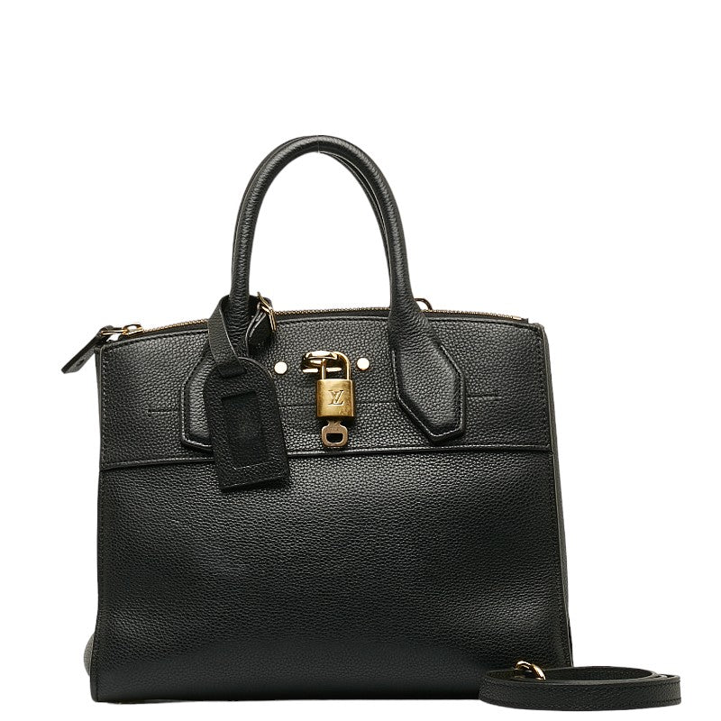 Louis Vuitton City Steamer PM Leather Handbag