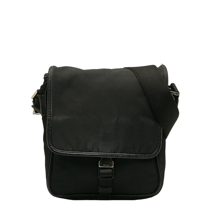 Prada Nylon One Shoulder Bag Black