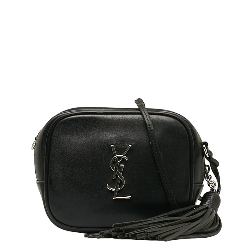 Monogram Blogger Leather Crossbody Bag