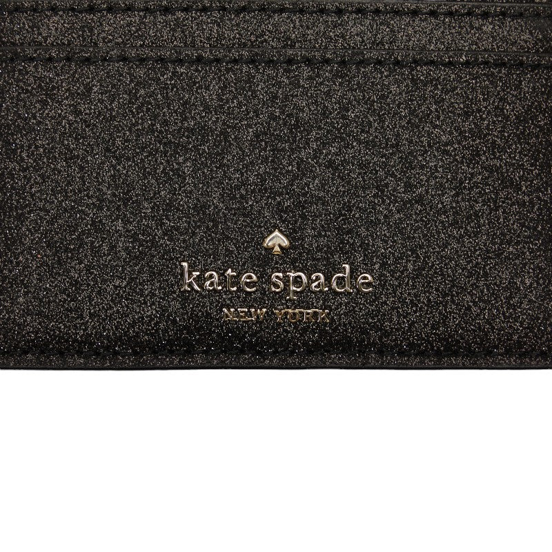 Kate Spade Leather Tinsel Glitter Card Case K9261 in Great Condition