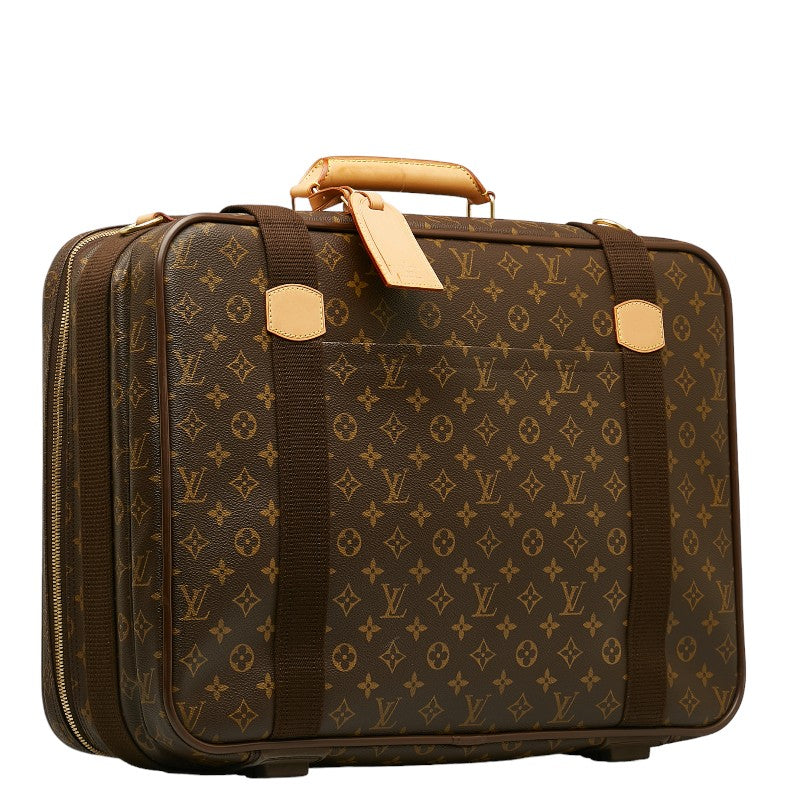 Louis Vuitton Monogram Satellite 53 2WAY Handbag Suitcase M23356 in Very Good Condition