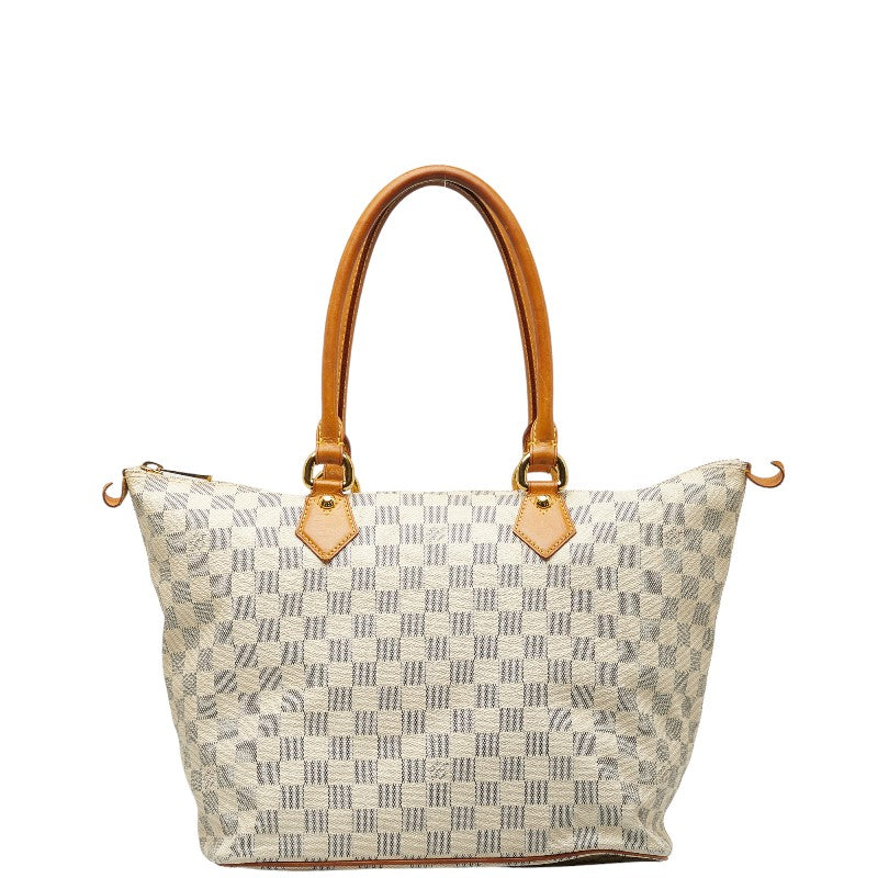 Louis Vuitton Damier Azur Saleya MM Tote Bag N51185 in Very Good Condition