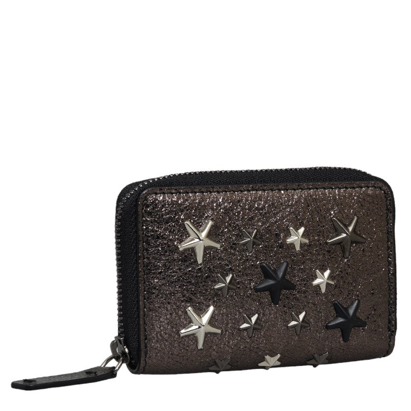 Jimmy Choo Studded Leather Coin Case