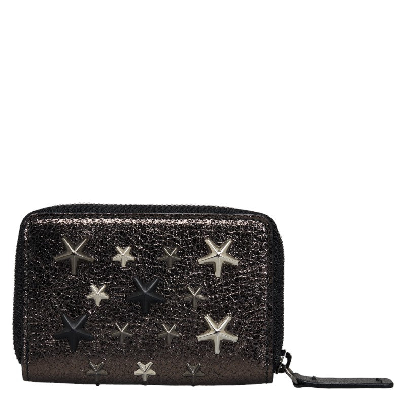 Jimmy Choo Studded Leather Coin Case