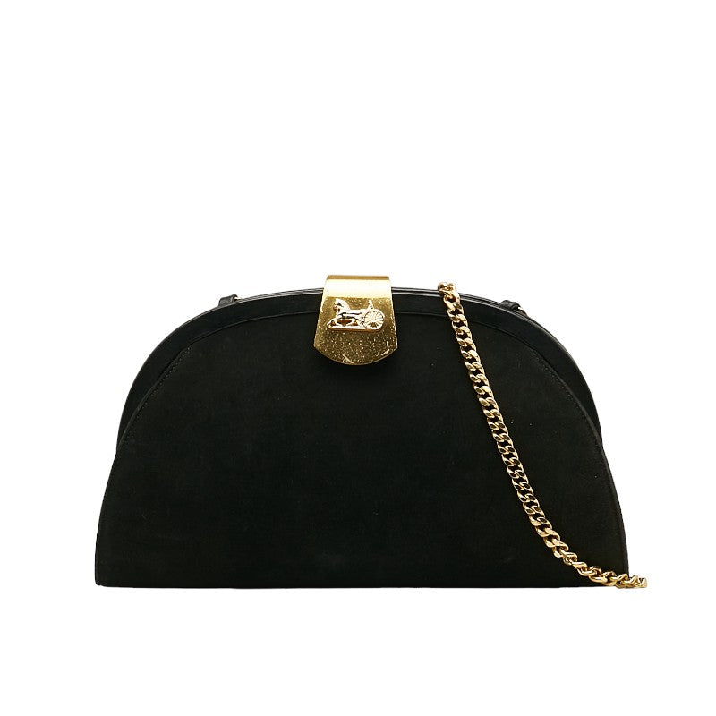 Celine Leather Chain Shoulder Bag  Leather Shoulder Bag in Good condition