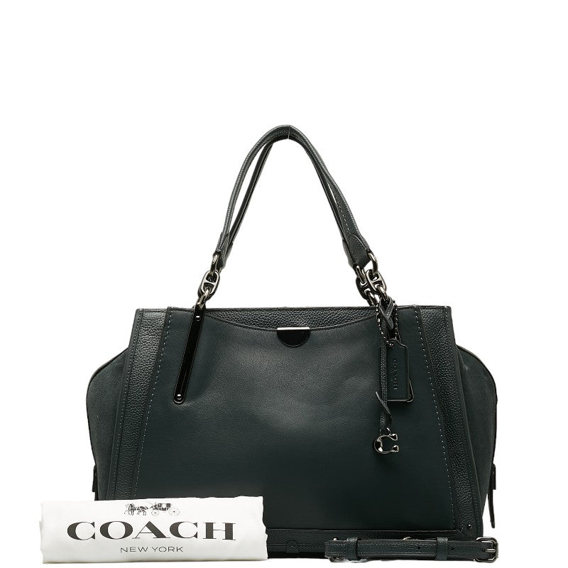 Coach Leather Suede Dreamer Handbag 41340 in Very Good Condition