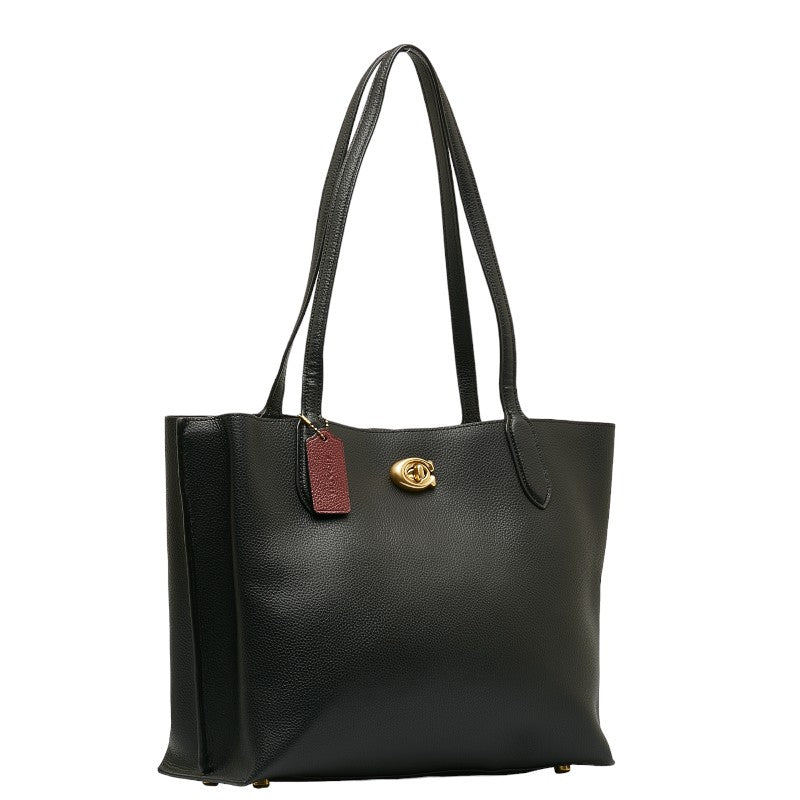 Willow Pebble Leather Tote C0689