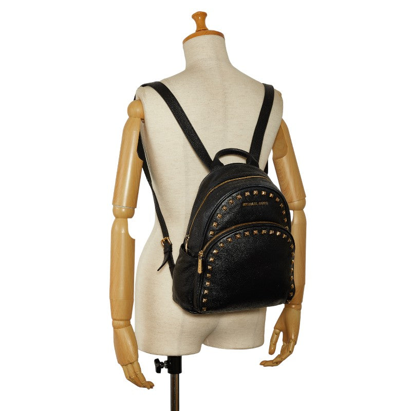 Michael Kors Abbey Studded Leather Backpack