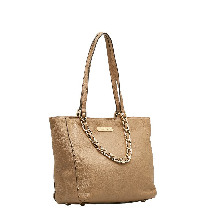 Michael Kors Leather Chain Tote Bag