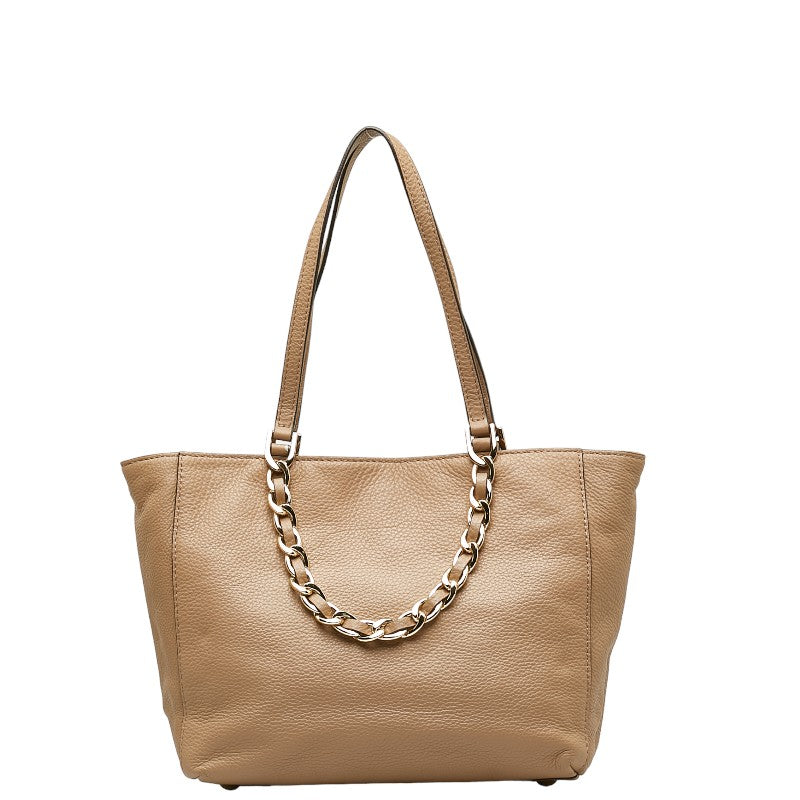 Michael Kors Leather Chain Tote Bag