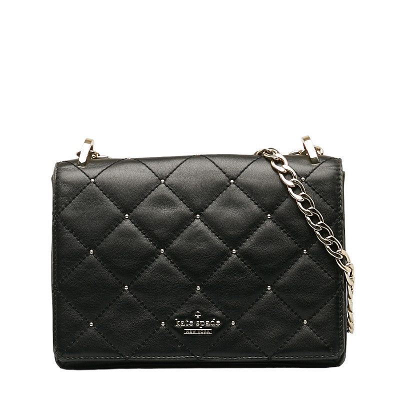 Kate Spade Quilted Leather Chain Shoulder Bag PXRU9068