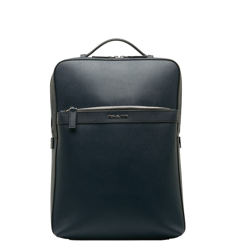 Michael Kors Leather Backpack Navy