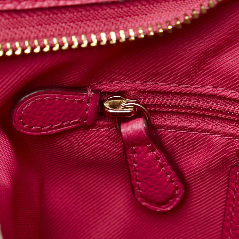 Coach Leather Crossbody Shoulder Bag Pink