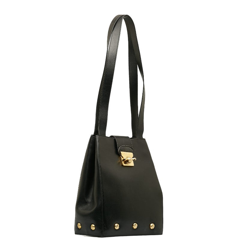 Salvatore Ferragamo Studded Leather Tote Bag