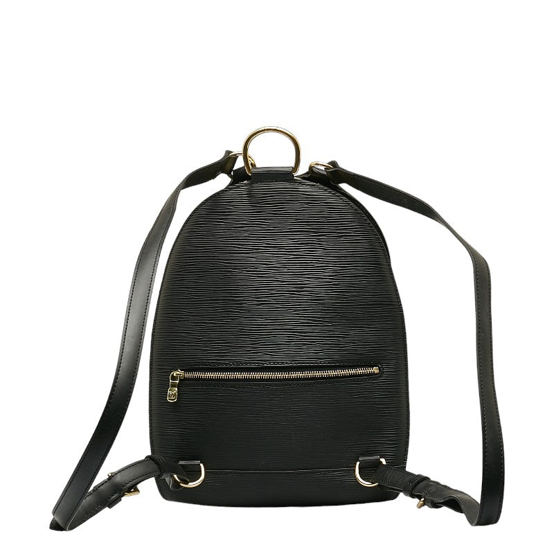 Louis Vuitton Epi Mabillon Backpack M52232 Black Leather in Very Good Condition