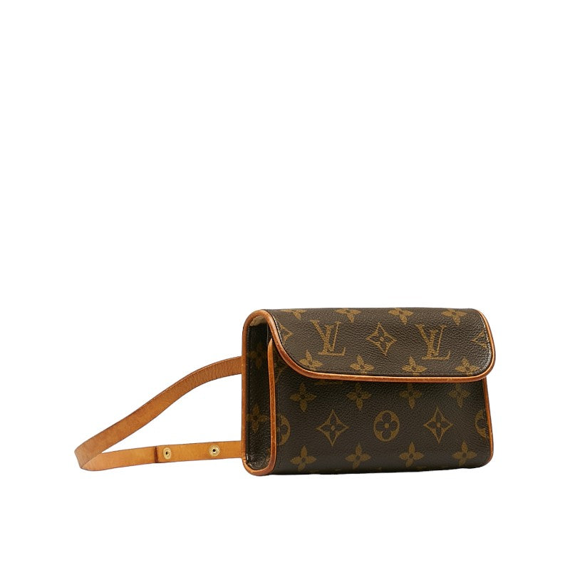 Louis Vuitton Monogram Pochette Florentine Canvas Belt Bag M51855 in Good condition