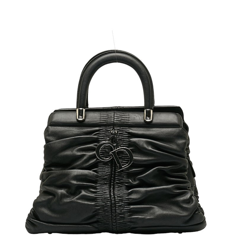 Dior Leather Shirring Handbag