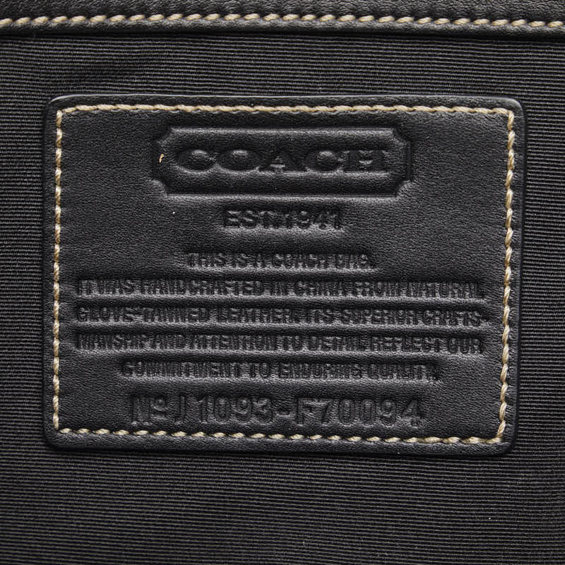 Coach Trans Atlantic Large Commuter Leather Briefcase F70094 in Very Good Condition