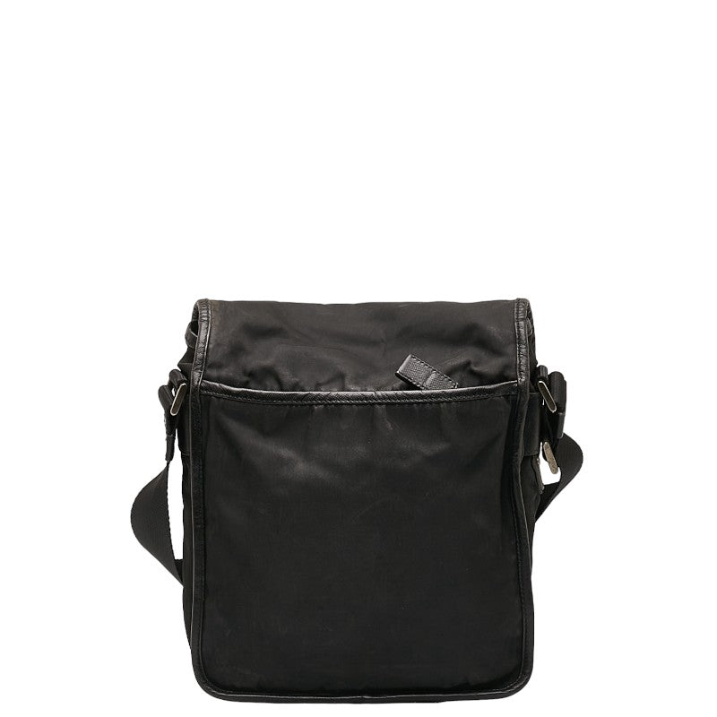 Prada Nylon Leather Shoulder Bag