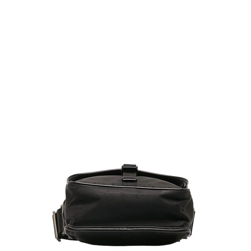 Prada Nylon Leather Shoulder Bag