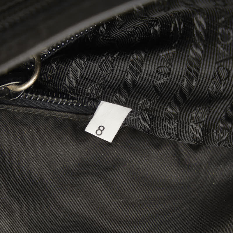 Prada Nylon Leather Shoulder Bag