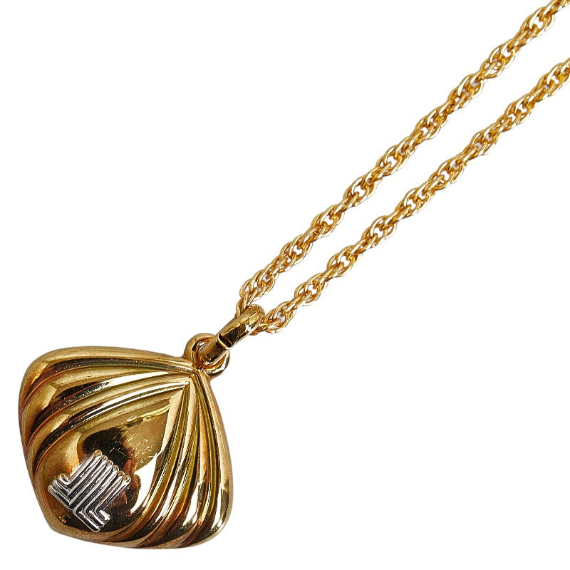 LANVIN Shell Motif Necklace Gold Plated