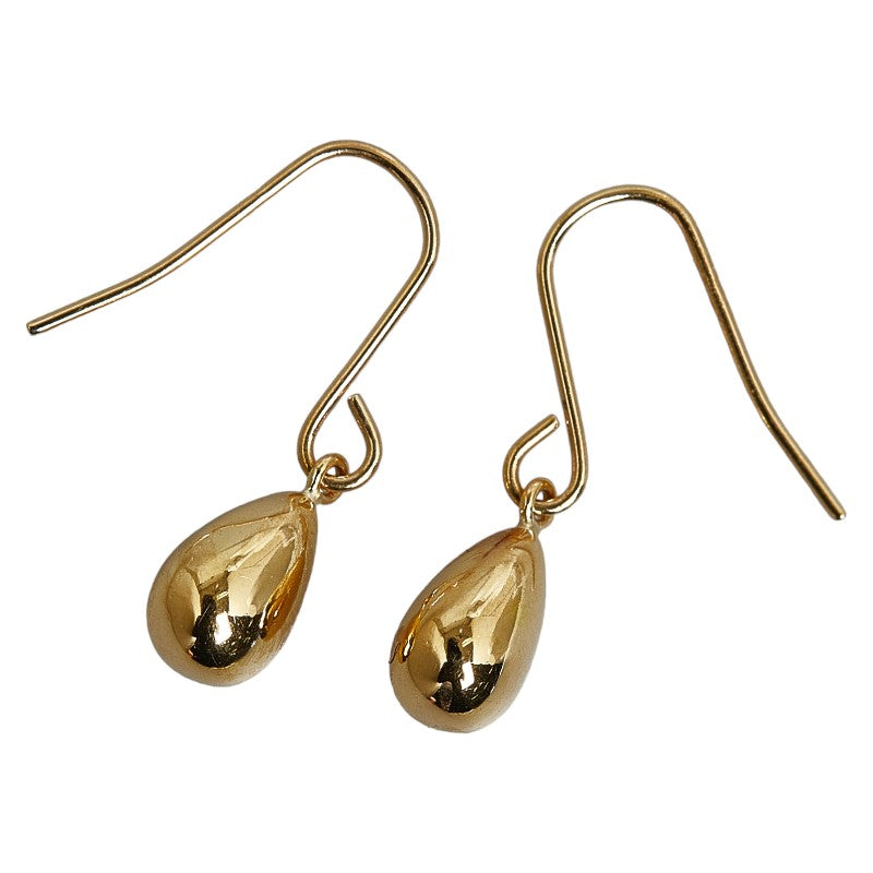 18K Teardrop Hook Earrings