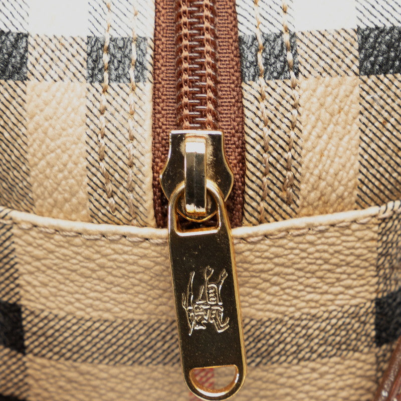 Burberry Nova Check Shadow Horse Clutch Bag