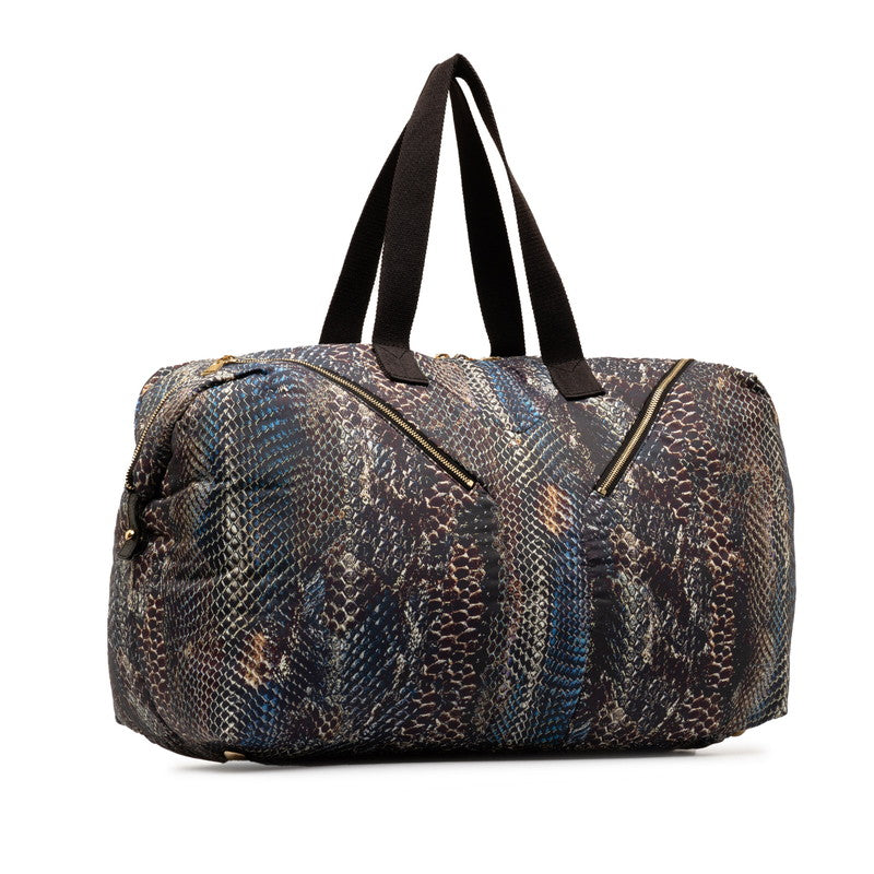 Yves Saint Laurent Nylon Mini Boston Bag Canvas Handbag 275137 in Good condition