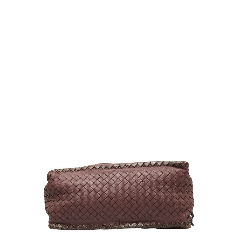 Bottega Veneta Python Leather Intrecciato Shoulder Bag