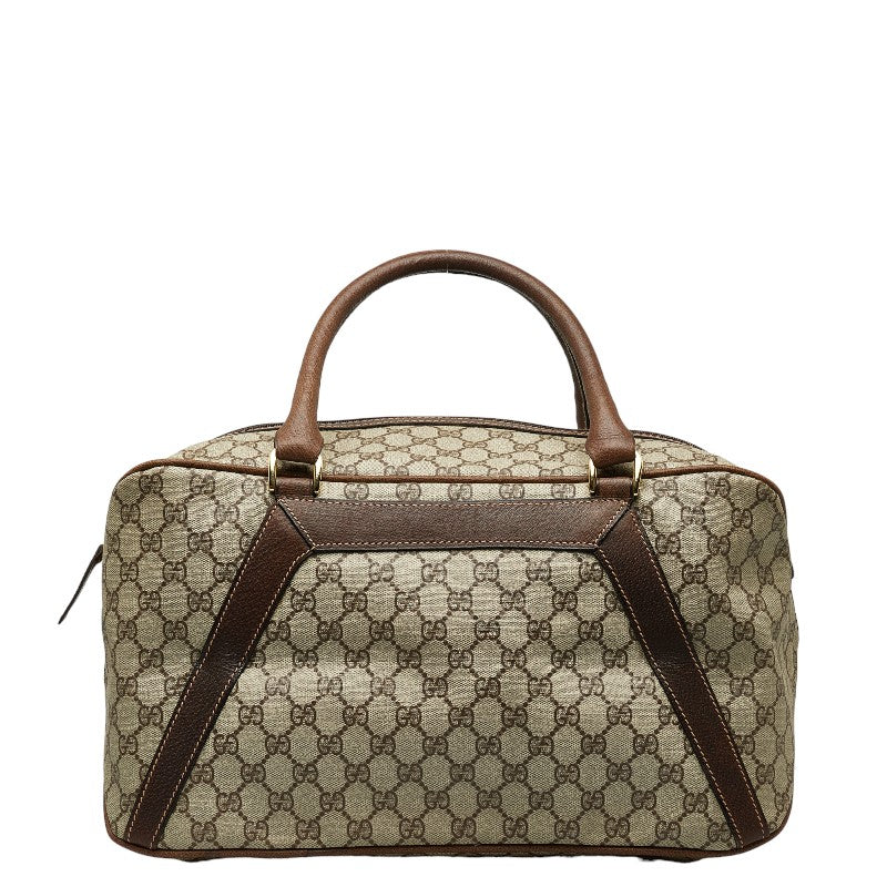 Gucci GG Supreme Boston Bag Travel Bag Canvas in Good condition